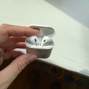 Wireless White Earbuds with Charging Case